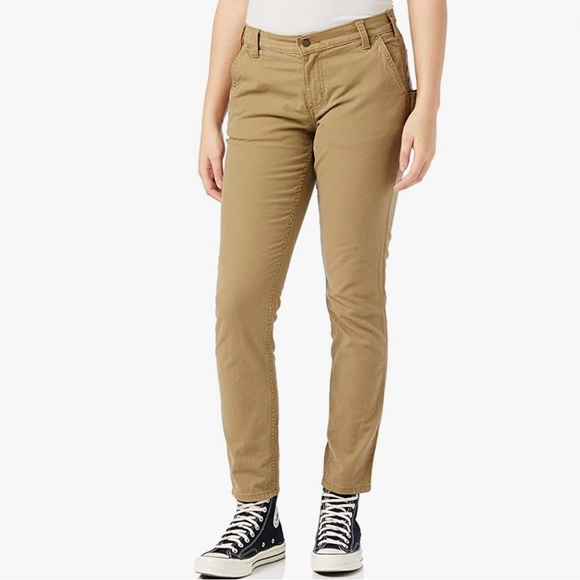 Carhartt Yukon Slim Fit Skinny Crawford Pants 18 NWT - Picture 2 of 16